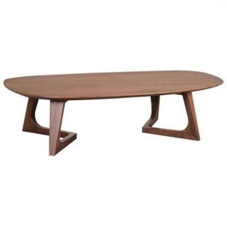 MOES HOME COLLECTION Godenza Coffee Table, Walnut - 15 x 42 x 28 in. CB-1005-03-0